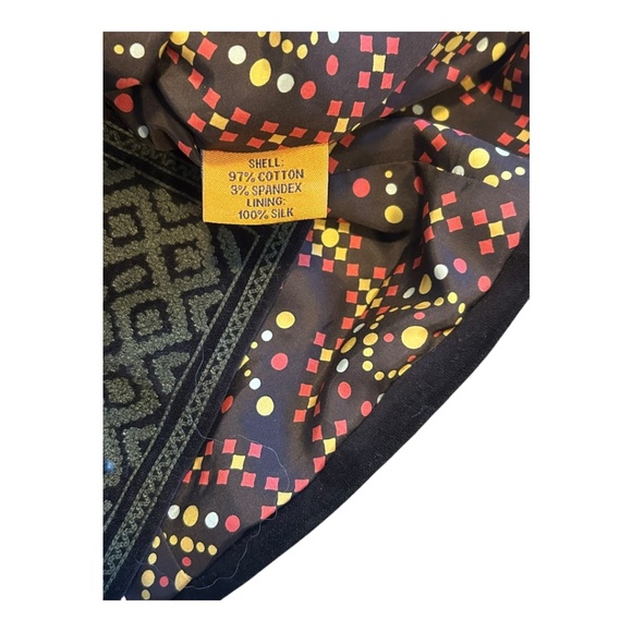 Tory Burch Velvet Embroidered Chocolate & Sage Blazer Jacket Women's Size 0 XS - Picture 3 of 4